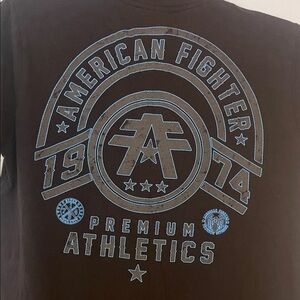 Youth XL American Fighter Black Graphic T-Shirt